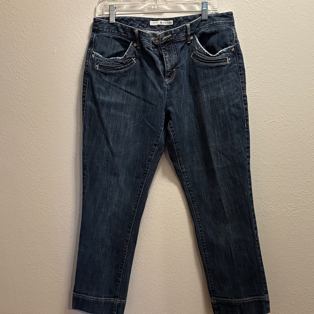 Tommy Hilfiger Dark Blue Ankle Jeans,